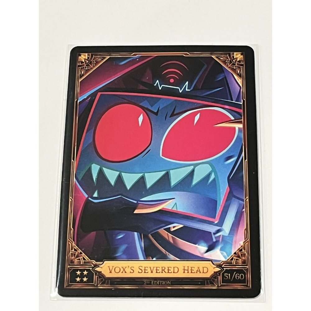 Hazbin Hotel Season 2 1st Edition Card - Vox's Severed Head 51/60 Non-Foil MINT